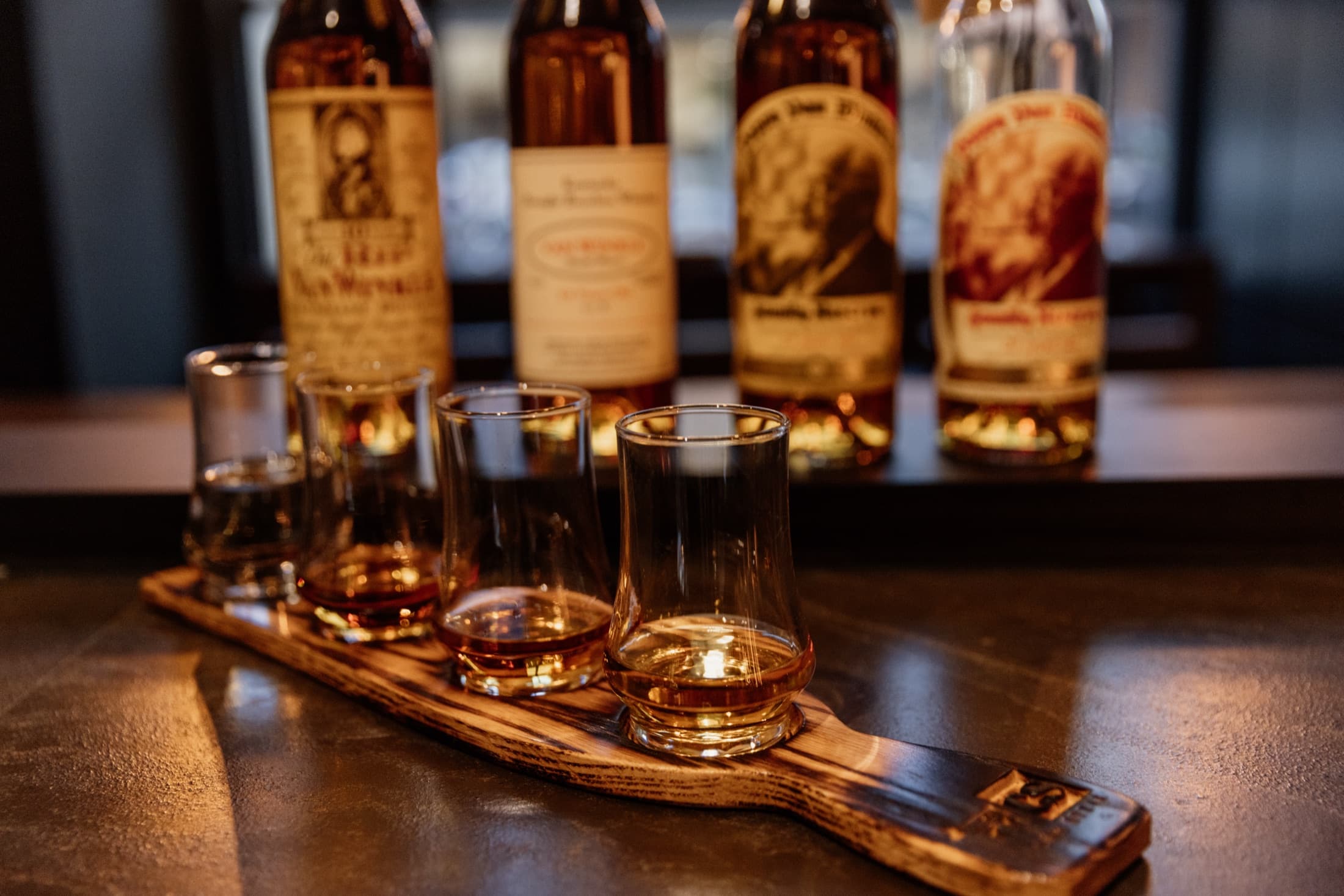 A private barrel flight at CHR Steak